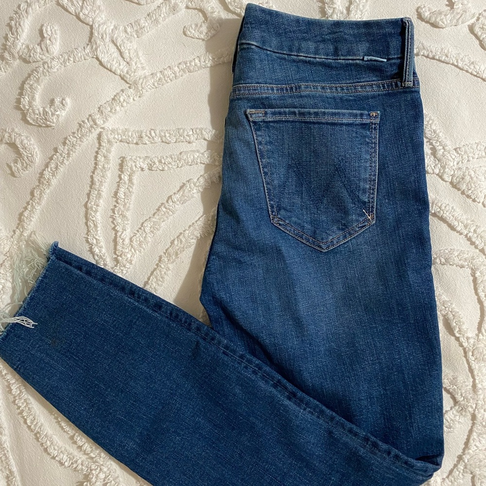 MOTHER JEANS - The Looker Ankle Fray